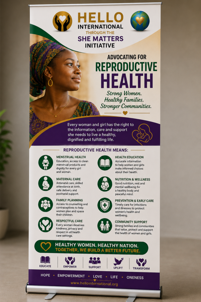 Advocating for Reproductive Health programme flyer – She Matters Initiative