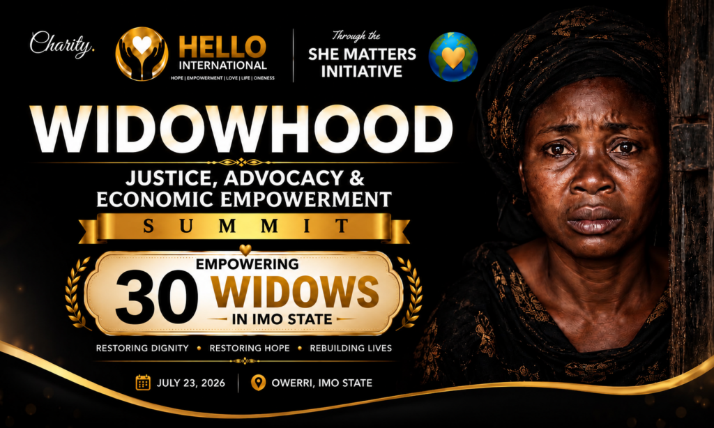 Empowering 30 Widows programme flyer – She Matters Initiative